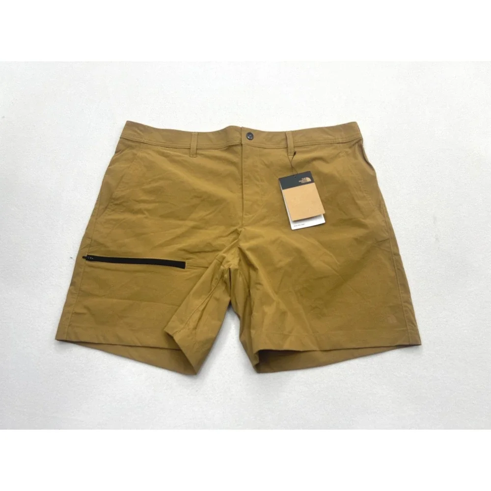 The North Face Mens‎ Basin Short 7 Inch Utility Brown NF0A8B52173 Size 36 NEW